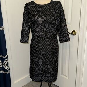 Elegant Black Lace look Dress